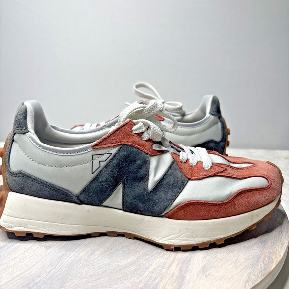 New Balance 327 Men’s/Women’s Sneakers Suede Nylon Multi-Color Rust Gray 10 - Picture 8 of 8